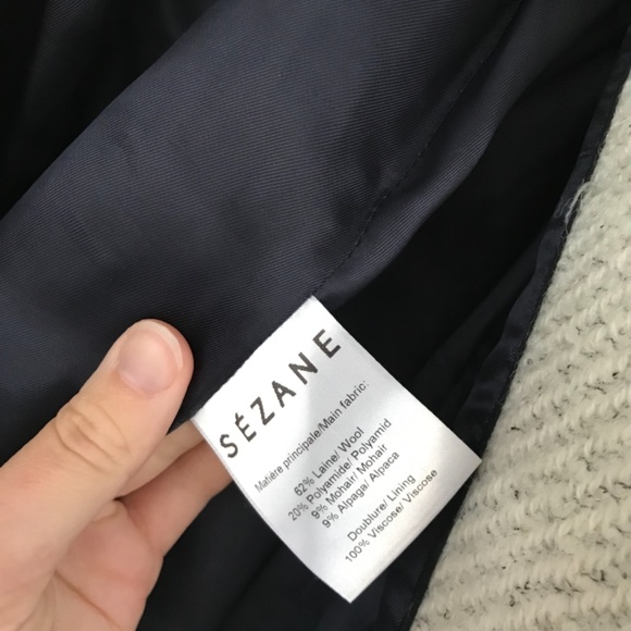 SOLD! - Sezane Wool Coat - Picture 4 of 10